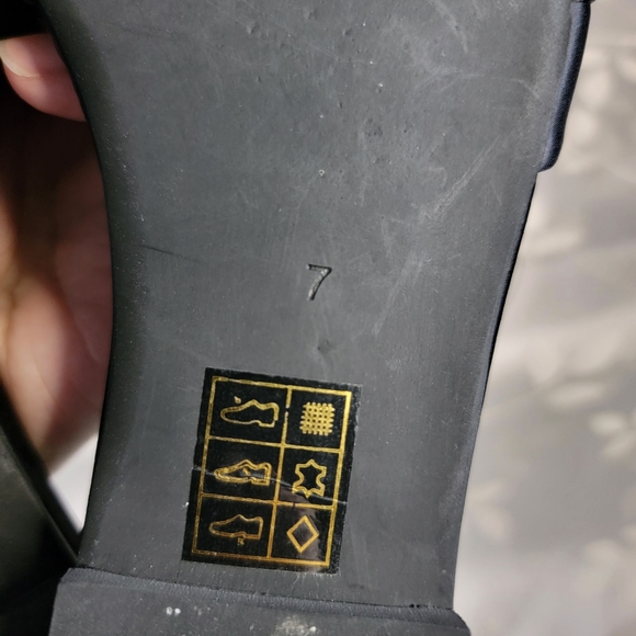 EUC Jeffrey Campbell Black Park Chain Slides Flats Slip-On Sandals Size 7‎ - Picture 8 of 8